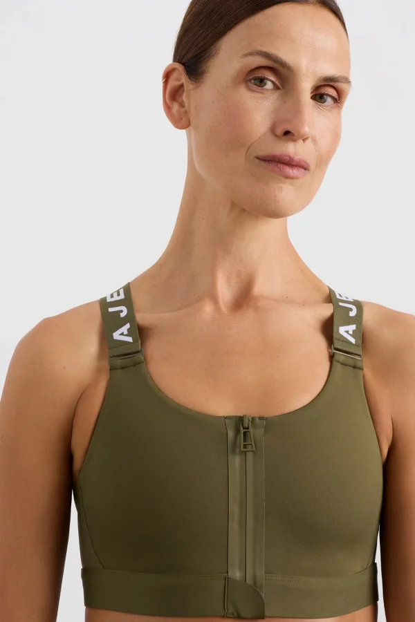Zip Front Sports Bra 304