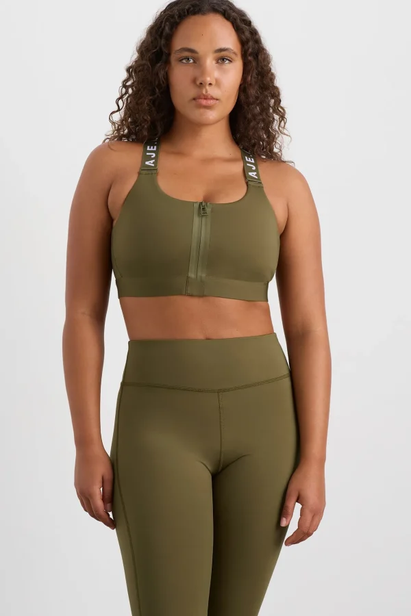 Zip Front Sports Bra 304