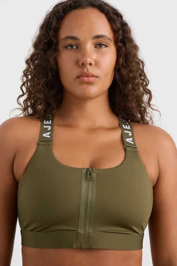 Zip Front Sports Bra 304