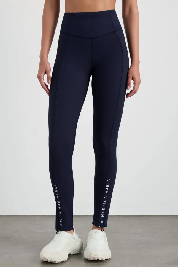 7/8 Zip Hem Leggings 252